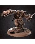 Zhurk, Bugbear Chieftain - 3d Printed Miniature sculpted by Bite the Bullet