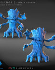 Timber Guard - Treelings - 3d Printed Miniature Sculpted by Blue Wyvern