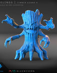 Timber Guard - Treelings - 3d Printed Miniature Sculpted by Blue Wyvern