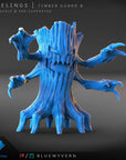 Timber Guard - Treelings - 3d Printed Miniature Sculpted by Blue Wyvern