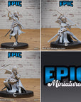 Samurai Woman - 3d Printed Miniature Sculpted by Epic Miniatures