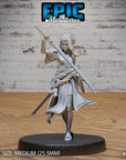 Samurai Woman - 3d Printed Miniature Sculpted by Epic Miniatures