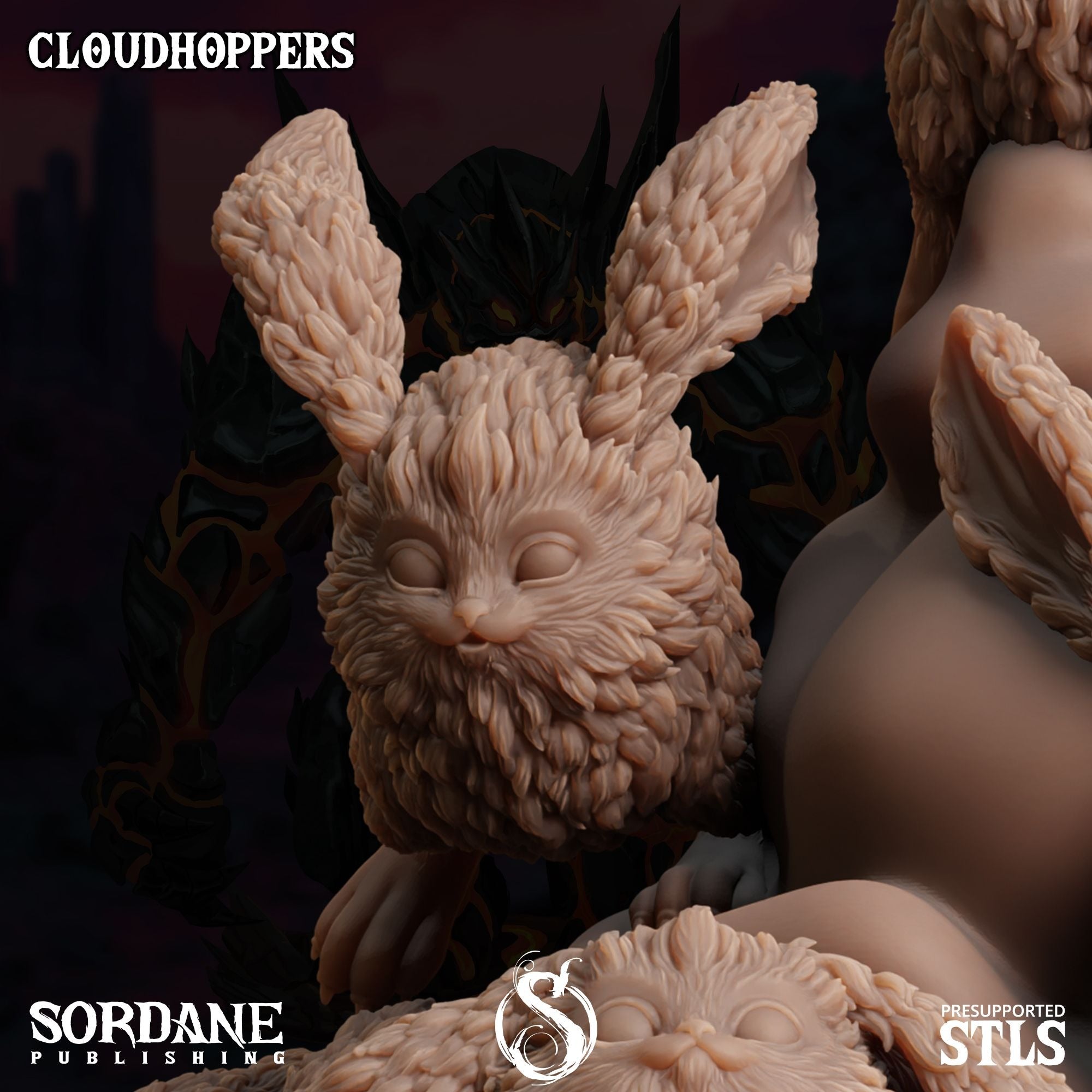 Cloudhoppers -  3d Printed Miniature Sculpted by Sordane Publishing