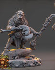 Brak Stormar - Strongbacks of Castle Primatus (ApeFolk) - 3d Printed Miniature sculpted by Daybreak Miniatures