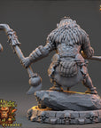 Brak Stormar - Strongbacks of Castle Primatus (ApeFolk) - 3d Printed Miniature sculpted by Daybreak Miniatures