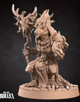 Kobold Warlock - Kobold DND - 3d Printed Miniature sculpted by Bite the Bullet