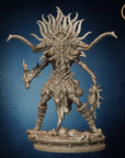 Umbral Seer - Army of Darkness: Dark Elves - 3d Printed Miniature Sculpted by Monolith Arts