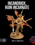 Incandriox, Ruin Incarnate, Fiends of Incandriox - 3d Printed Miniature by Dragon Trappers Lodge