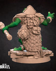 Frogfolk Monk - Grove Haven - 3d Printed Miniature sculpted by Bite the Bullet