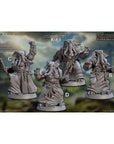 Ivory Priests / Ivory Monks - Elephorim Ivory Sentinels - 3d Printed Miniature sculpted by Artisan Guild