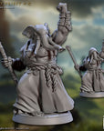 Ivory Priests / Ivory Monks - Elephorim Ivory Sentinels - 3d Printed Miniature sculpted by Artisan Guild