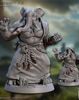 Ivory Priests / Ivory Monks - Elephorim Ivory Sentinels - 3d Printed Miniature sculpted by Artisan Guild