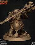 Ursus Bearzerker - Grizzleclaw Ursorath - 3d Printed Miniature Sculpted by Battle Yak Miniatures