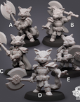 Fox Fighters - 3d Printed Miniature by DiceHeads