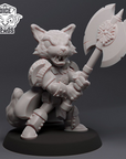 Fox Fighters - 3d Printed Miniature by DiceHeads