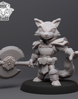 Fox Fighters - 3d Printed Miniature by DiceHeads