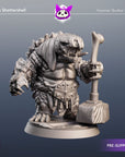 Clan Shattershell, Dragon-Tortle Adventurers - 3d Printed Miniature by Blackcrest Miniatures