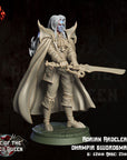 Adrian Ardelean, Dhampir Swordsman - 3d Printed Miniature Sculpted by Crippled God Foundry