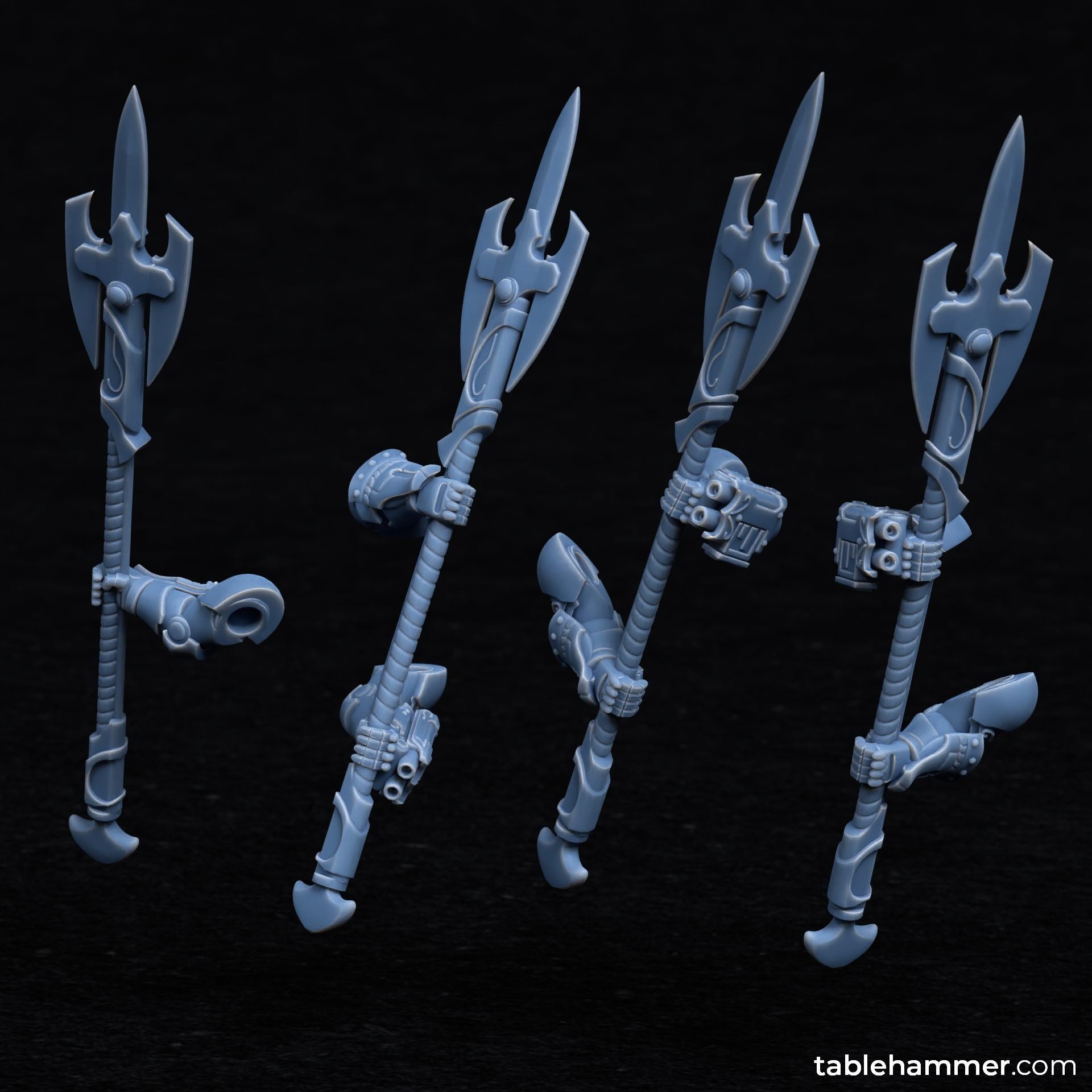 Invictorix Crusaders 5 model modular kit - 3d Printed Miniature sculpted by Tablehammer