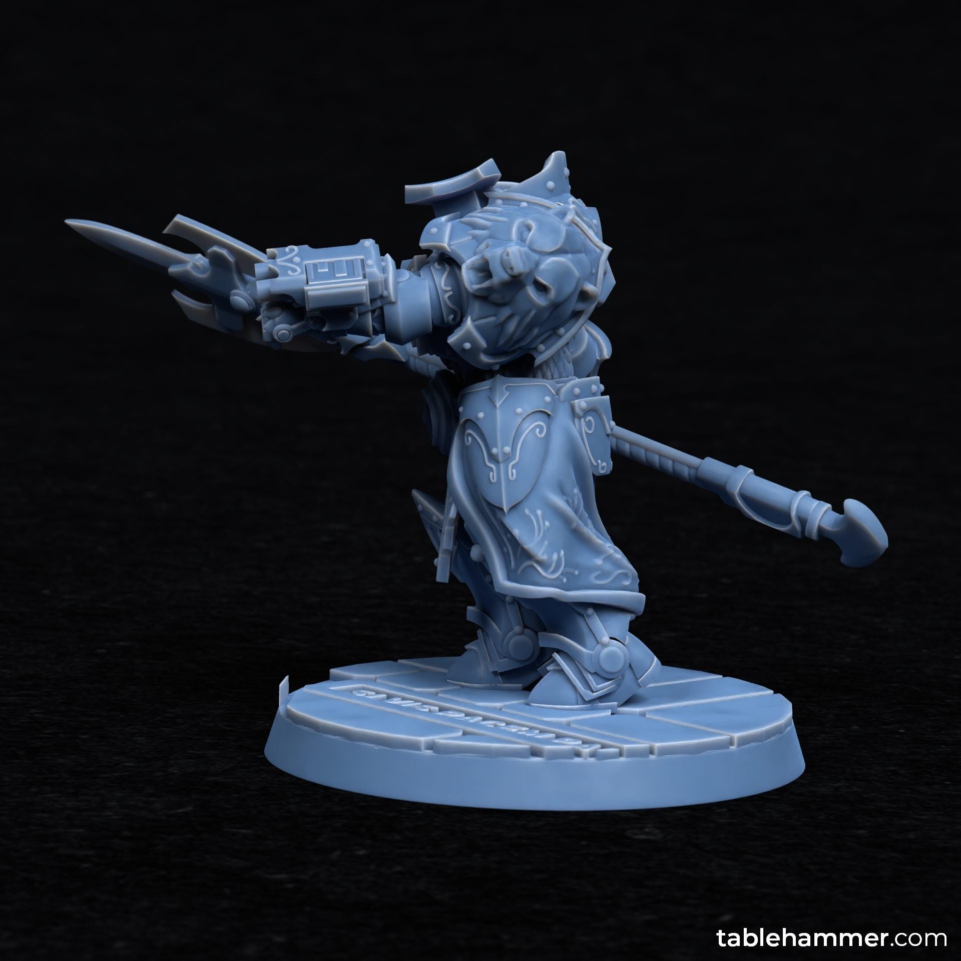 Invictorix Crusaders 5 model modular kit - 3d Printed Miniature sculpted by Tablehammer