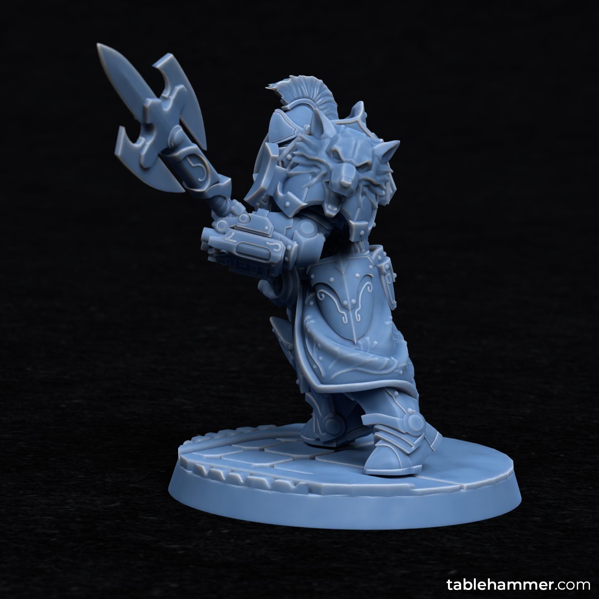 Invictorix Crusaders 5 model modular kit - 3d Printed Miniature sculpted by Tablehammer