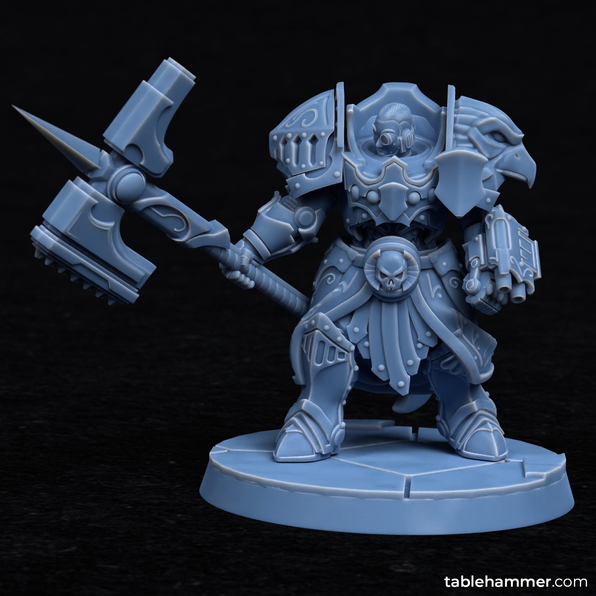 Invictorix Crusaders 5 model modular kit - 3d Printed Miniature sculpted by Tablehammer