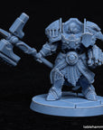 Invictorix Crusaders 5 model modular kit - 3d Printed Miniature sculpted by Tablehammer