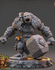 Raka Windar - Strongbacks of Castle Primatus (ApeFolk) - 3d Printed Miniature sculpted by Daybreak Miniatures