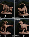 Spike Raptors - Dino Domination - 3d Printed Miniature Sculpted by Sordane Publishing