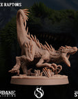 Spike Raptors - Dino Domination - 3d Printed Miniature Sculpted by Sordane Publishing