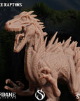 Spike Raptors - Dino Domination - 3d Printed Miniature Sculpted by Sordane Publishing