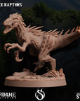 Spike Raptors - Dino Domination - 3d Printed Miniature Sculpted by Sordane Publishing