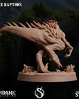 Spike Raptors - Dino Domination - 3d Printed Miniature Sculpted by Sordane Publishing