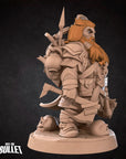 Dwarf Ranger - Iconic Heroes - 3d Printed Miniature sculpted by Bite the Bullet