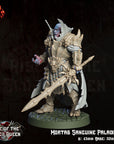 Mortas, Sanguine Paladin - 3d Printed Miniature Sculpted by Crippled God Foundry