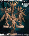 Corrupted Dryads - Army of Darkness: Dark Elves - 3d Printed Miniature Sculpted by Monolith Arts