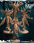 Corrupted Dryads - Army of Darkness: Dark Elves - 3d Printed Miniature Sculpted by Monolith Arts