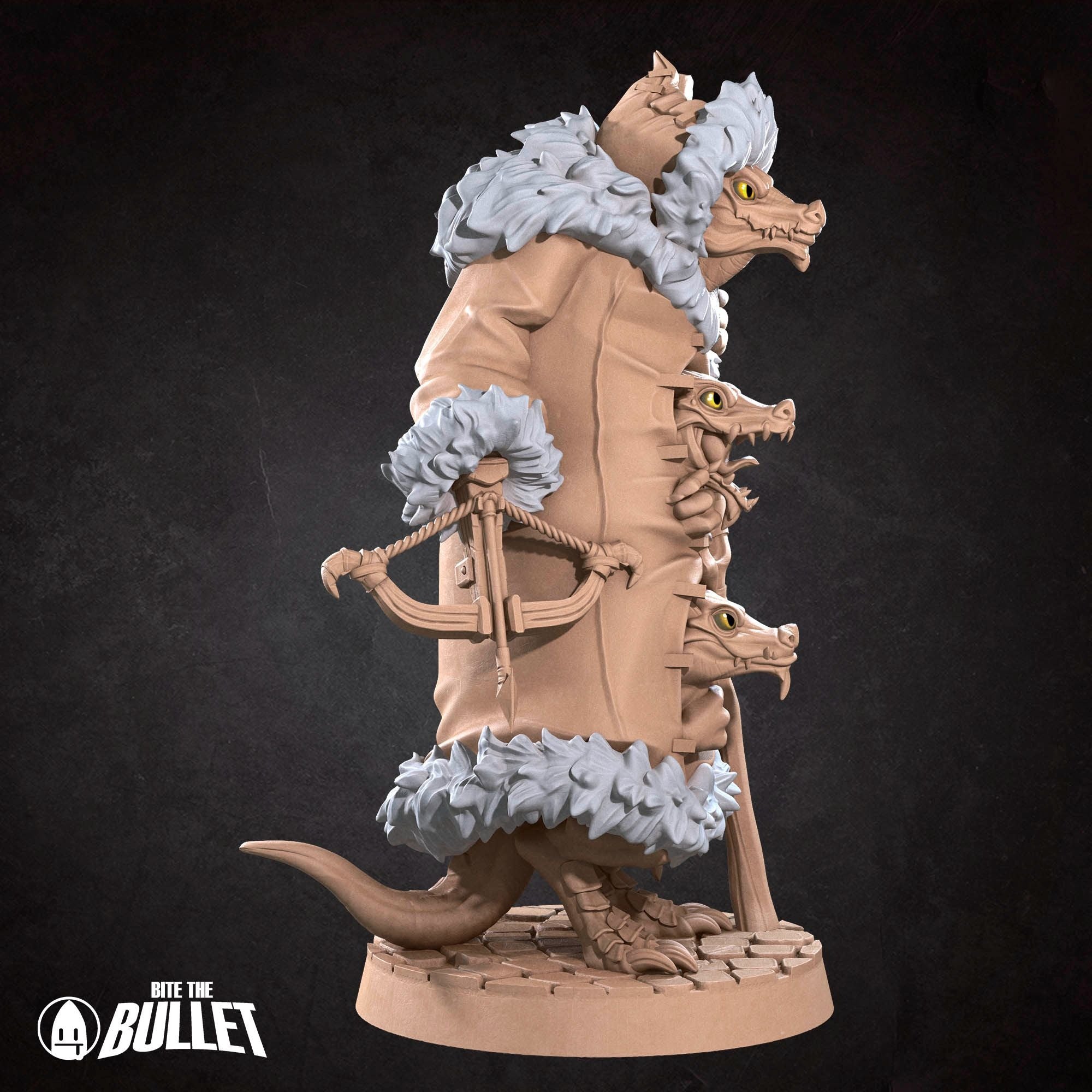 Kobold Stalker - Kobold DND - 3d Printed Miniature sculpted by Bite the Bullet