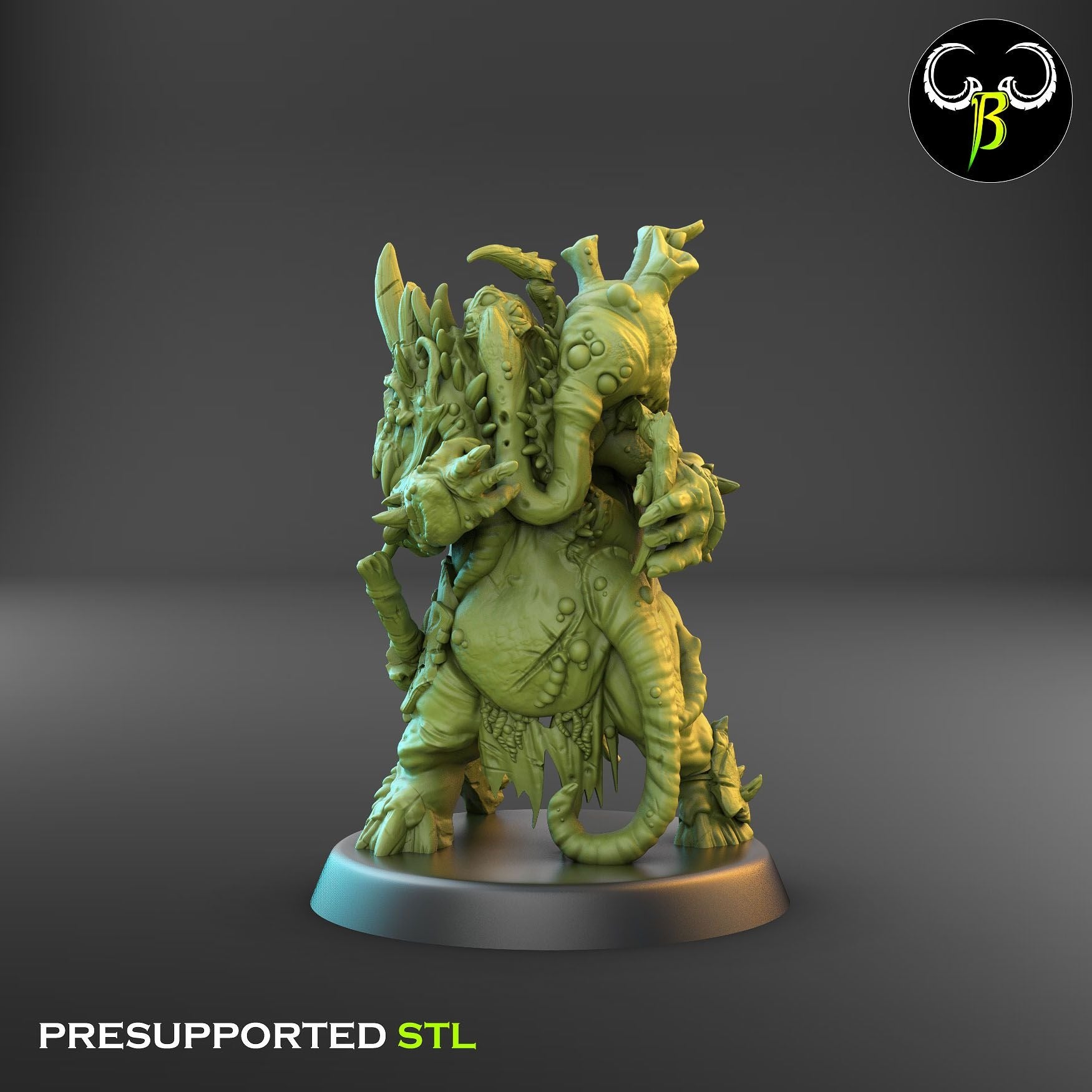 Apostles of Decay - Dark Legions - 3d Printed Miniature Sculpted by Clay Beast Creations