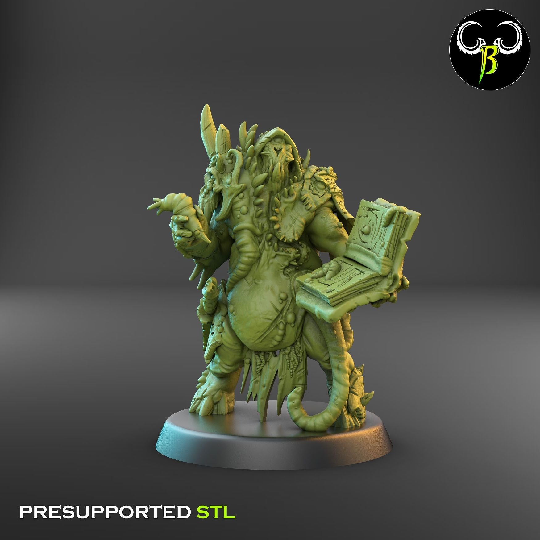 Apostles of Decay - Dark Legions - 3d Printed Miniature Sculpted by Clay Beast Creations