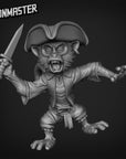 Monkey Pirates - 3d Printed Miniature Sculpted by Goon Master Games