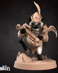 Hedgehogfolk Bard - Grove Haven - 3d Printed Miniature sculpted by Bite the Bullet