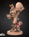 Doreen, the Exotic Squirrel - Grove Haven - 3d Printed Miniature sculpted by Bite the Bullet