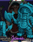 The Survivor - Curious Critters of Whimsy Isle - 3d Printed Miniature Sculpted by Velrock Art Miniatures