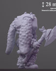 The Survivor - Curious Critters of Whimsy Isle - 3d Printed Miniature Sculpted by Velrock Art Miniatures