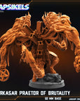 Barkasar, Praetor of Brutality - 3d Printed Miniature Sculpted by Papsikels Miniatures