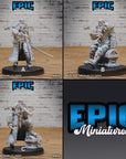 Pirate Captain Barbarossa - 3d Printed Miniature Sculpted by Epic Miniatures