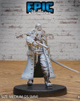 Pirate Captain Barbarossa - 3d Printed Miniature Sculpted by Epic Miniatures