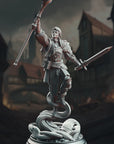 Chandler Marks, Court Mage of Grimhelm - 3d Printed Miniature Sculpted by DM Stash
