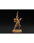 Bamf Tx'Aru, Storm Wizard - Hunt for the Last Sea Angel - 3d Printed Miniature Sculpted by Dragon Trappers Lodge